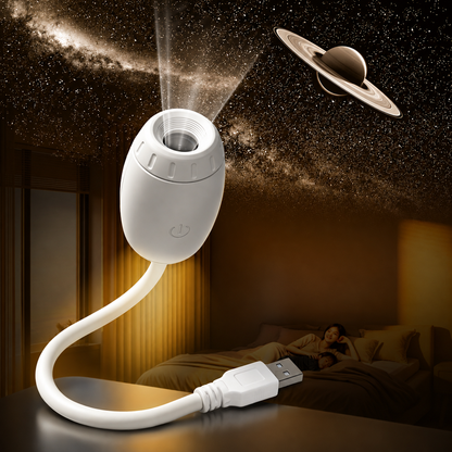 Starlight Galaxy Projector USB Rechargeable Night Lamp
